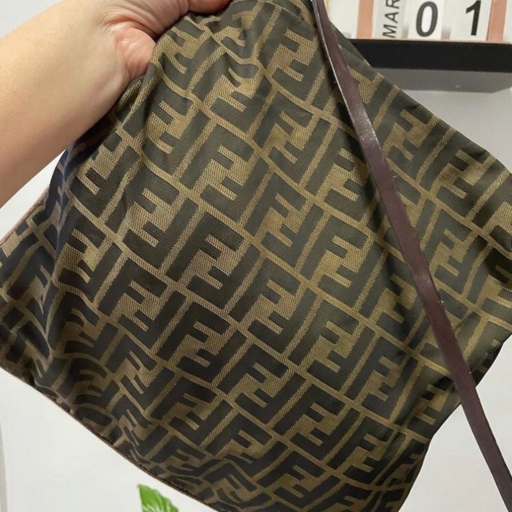 Authentic FENDI MONO ZUCA SHOULDER BAG